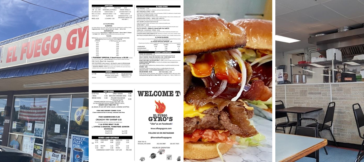 El Fuego Gyros Menu